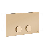 Gessi Anello Кнопка смыва для инсталляции Viega, 2 режима, латунь, цвет: warm bronze PVD 54625#735