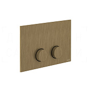 Gessi Anello Кнопка смыва для инсталляции Tece, 2 режима, латунь, цвет: antique brass 54629#713