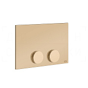 Gessi Anello Кнопка смыва для инсталляции Tece, 2 режима, латунь, цвет: warm bronze PVD 54629#735