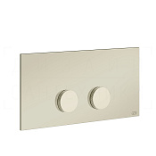 Gessi Anello Кнопка смыва для инсталляции Viega, 2 режима, латунь, цвет: nickel PVD 54633#720
