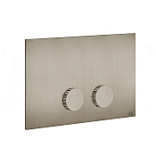 Gessi Ingranaggio Кнопка смыва для инсталляции Geberit, 2 режима, латунь, цвет: finox brushed nickel 54635#149