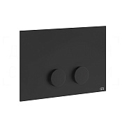 Gessi Ingranaggio Кнопка смыва для инсталляции Geberit, 2 режима, латунь, цвет: matte black 54635#299