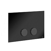 Gessi Ingranaggio Кнопка смыва для инсталляции Geberit, 2 режима, латунь, цвет: black metal PVD 54635#706