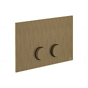 Gessi Ingranaggio Кнопка смыва для инсталляции Geberit, 2 режима, латунь, цвет: antique brass 54635#713