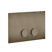 Gessi Ingranaggio Кнопка смыва для инстал. Geberit, 2 реж., латунь, цвет: coffee bronze brushed PVD 54635#761