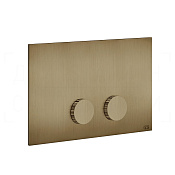 Gessi Ingranaggio Кнопка смыва для инсталляц. Geberit, 2 реж., латунь, цвет: deep bronze brushed PVD 54635#791