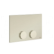 Gessi Ingranaggio Кнопка смыва для инсталляции Tece, 2 режима, латунь, цвет: nickel PVD 54641#720