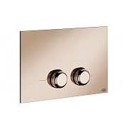 Gessi Venti20 Кнопка смыва для инсталляции Geberit, 2 режима, латунь, цвет: copper PVD 54651#030