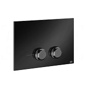Gessi Venti20 Кнопка смыва для инсталляции Geberit, 2 режима, латунь, цвет: black metal PVD 54651#706