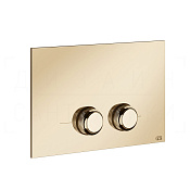 Gessi Venti20 Кнопка смыва для инсталляции Geberit, 2 режима, латунь, цвет: warm bronze PVD 54651#735