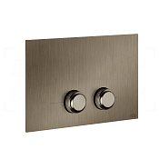 Gessi Venti20 Кнопка смыва для инсталляции Geberit, 2 реж., латунь, цвет: coffee bronze brushed PVD 54651#761