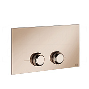 Gessi Venti20 Кнопка смыва для инсталляции Viega, 2 режима, латунь, цвет: copper PVD 54653#030