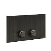 Gessi Venti20 Кнопка смыва для инсталляции Viega, 2 режима, латунь, цвет: aged bronze 54653#187