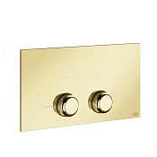 Gessi Venti20 Кнопка смыва для инсталляции Viega, 2 режима, латунь, цвет: gold PVD 54653#246