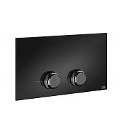 Gessi Venti20 Кнопка смыва для инсталляции Viega, 2 режима, латунь, цвет: black metal PVD 54653#706