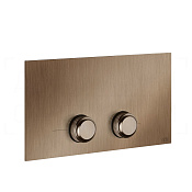 Gessi Venti20 Кнопка смыва для инсталляции Viega, 2 режима, латунь, цвет: copper brushed PVD 54653#708