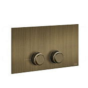 Gessi Venti20 Кнопка смыва для инсталляции Viega, 2 режима, латунь, цвет: antique brass 54653#713
