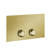 Gessi Venti20 Кнопка смыва для инсталляции Viega, 2 режима, латунь, цвет: gold brushed 54653#716