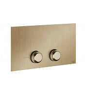 Gessi Venti20 Кнопка смыва для инсталляции Viega, 2 режима, латунь, цвет: warm bronze brushed PVD 54653#726