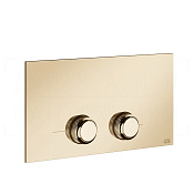 Gessi Venti20 Кнопка смыва для инсталляции Viega, 2 режима, латунь, цвет: warm bronze PVD 54653#735