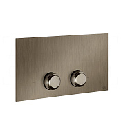 Gessi Venti20 Кнопка смыва для инсталляции Viega, 2 режима, латунь, цвет: coffee bronze brushed PVD 54653#761