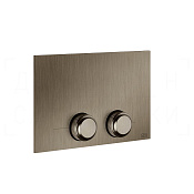 Gessi Venti20 Кнопка смыва для инсталляции Tece, 2 режима, латунь, цвет: coffee bronze brushed PVD 54657#761