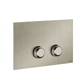 Gessi Venti20 Кнопка смыва для инстал. Sanit и Villeroy&Boch, 2 реж., цвет: finox brushed nickel 54659#149