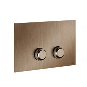Gessi Venti20 Кнопка смыва для инстал. Sanit и Villeroy&Boch, 2 реж., латунь, цвет: copper brushed 54659#708