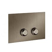 Gessi Venti20 Кнопка смыва для инст. Sanit и Villeroy&Boch, 2 реж., латунь, цвет: coffee bronze PVD 54659#761