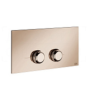 Gessi Venti20 Кнопка смыва для инсталляции Viega, 2 режима, латунь, цвет: copper PVD 54661#030