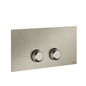 Gessi Venti20 Кнопка смыва для инсталляции Viega, 2 режима, латунь, цвет: finox brushed nickel 54661#149