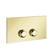 Gessi Venti20 Кнопка смыва для инсталляции Viega, 2 режима, латунь, цвет: gold PVD 54661#246