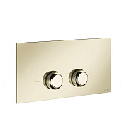 Gessi Venti20 Кнопка смыва для инсталляции Viega, 2 режима, латунь, цвет: brass PVD 54661#710