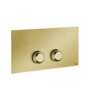 Gessi Venti20 Кнопка смыва для инсталляции Viega, 2 режима, латунь, цвет: gold brushed 54661#716