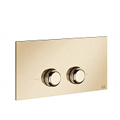 Gessi Venti20 Кнопка смыва для инсталляции Viega, 2 режима, латунь, цвет: warm bronze PVD 54661#735