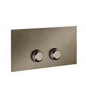 Gessi Venti20 Кнопка смыва для инсталляции Viega, 2 режима, латунь, цвет: coffee bronze brushed PVD 54661#761