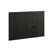 Gessi Inverso Rigato Кнопка смыва для инсталляции Geberit, 2 режима, латунь, цвет: aged bronze 54671#187