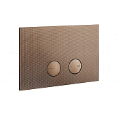 Gessi Inverso Diamantato Кнопка смыва для инстал. Geberit, 2 реж., латунь, цвет: copper brushed PVD 54681#708