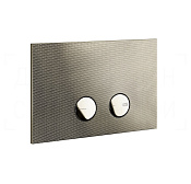 Gessi Inverso Diamantato Кнопка смыва для инсталляции Geberit, 2 режима, латунь, цвет: nickel PVD 54681#720