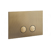 Gessi Inverso Diamantato Кнопка смыва для инстал. Geberit, 2 реж., латунь, цвет: warm bronze brushed 54681#726