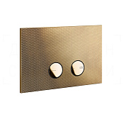 Gessi Inverso Diamantato Кнопка смыва для инсталляции Geberit, 2 реж., латунь, цвет: warm bronze PVD 54681#735
