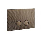 Gessi Inverso Diamantato Кнопка смыва для инстал. Geberit, 2 реж., латунь, цвет: coffee bronze PVD 54681#761