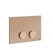Gessi Anello Кнопка смыва для инсталляции Geberit, 2 режима, латунь, цвет: copper PVD 54627#030