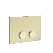 Gessi Anello Кнопка смыва для инсталляции Geberit, 2 режима, латунь, цвет: brass PVD 54627#710