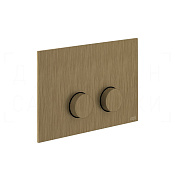 Gessi Anello Кнопка смыва для инсталляции Geberit, 2 режима, латунь, цвет: antique brass 54627#713