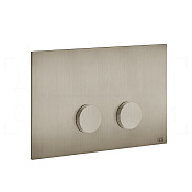Gessi Anello Кнопка смыва для инстал. Sanit и Villeroy&Boch, 2 реж., цвет: finox brushed nickel 54631#149