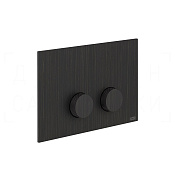 Gessi Anello Кнопка смыва для инсталляции Sanit и Villeroy&Boch, 2 режима, латунь, цвет: aged bronze 54631#187