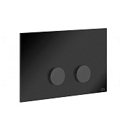 Gessi Anello Кнопка смыва для инстал. Sanit и Villeroy&Boch, 2 реж., латунь, цвет: black metal PVD 54631#706