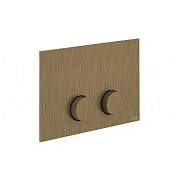 Gessi Ingranaggio Кнопка смыва для инсталляции Geberit, 2 режима, латунь, цвет: antique brass 54639#713