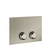 Gessi Venti20 Кнопка смыва для инсталляции Geberit, 2 режима, латунь, цвет: finox brushed nickel 54655#149